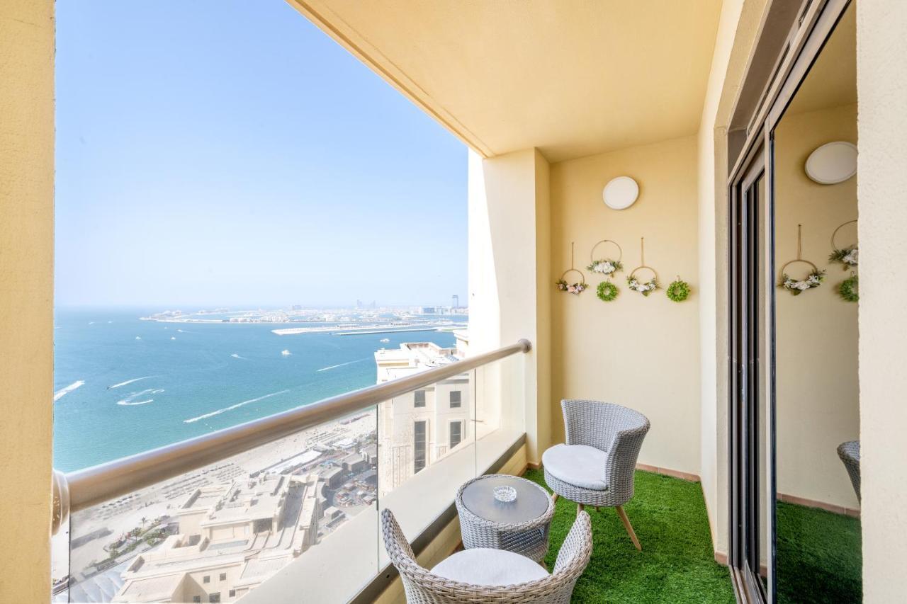 Jbr Amwaj 4 , Upgraded Sea And Ain Dubai Views, 2M Walk To Beach By Gardenia Suitse Exterior foto