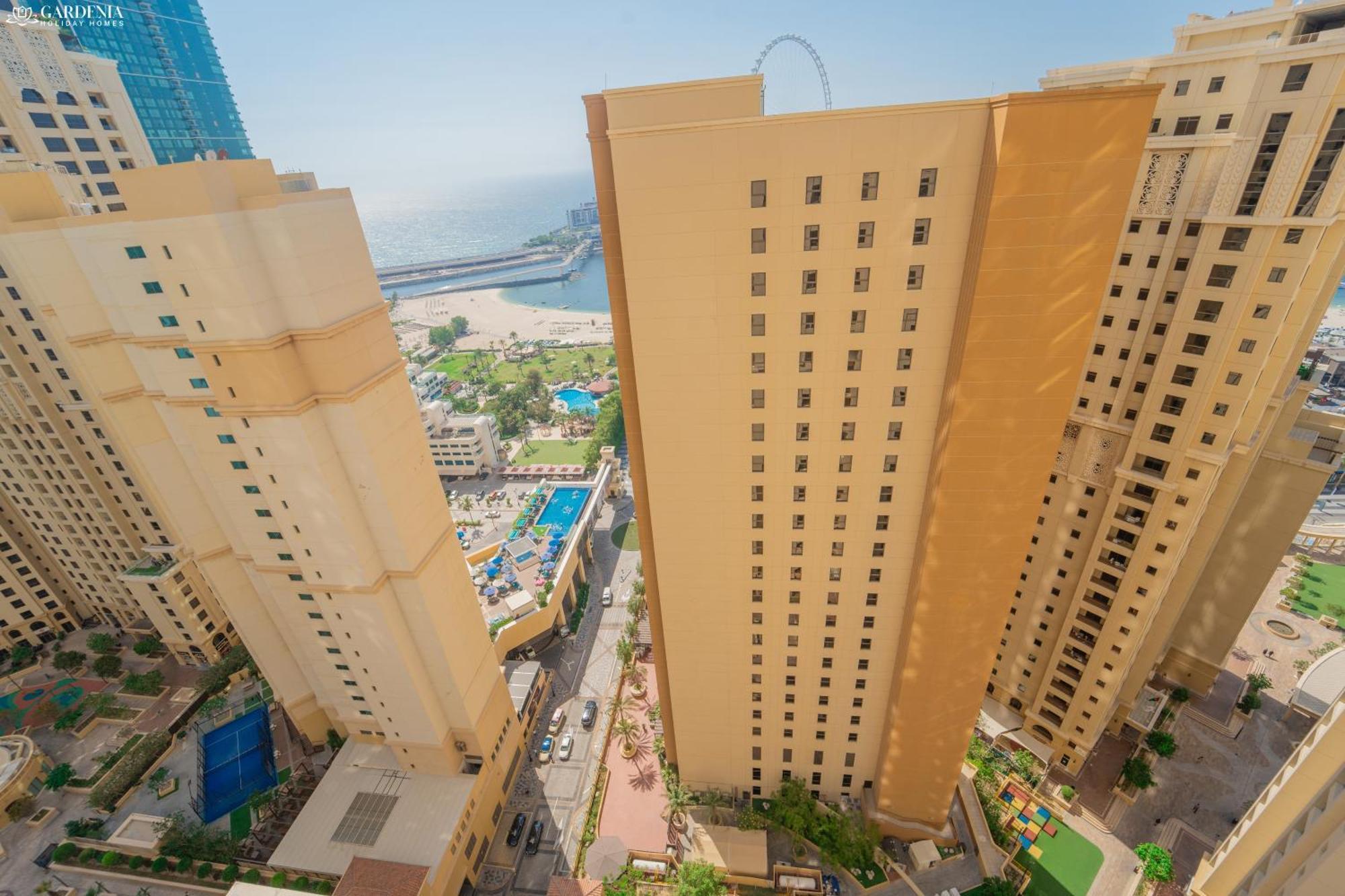 Jbr Amwaj 4 , Upgraded Sea And Ain Dubai Views, 2M Walk To Beach By Gardenia Suitse Exterior foto