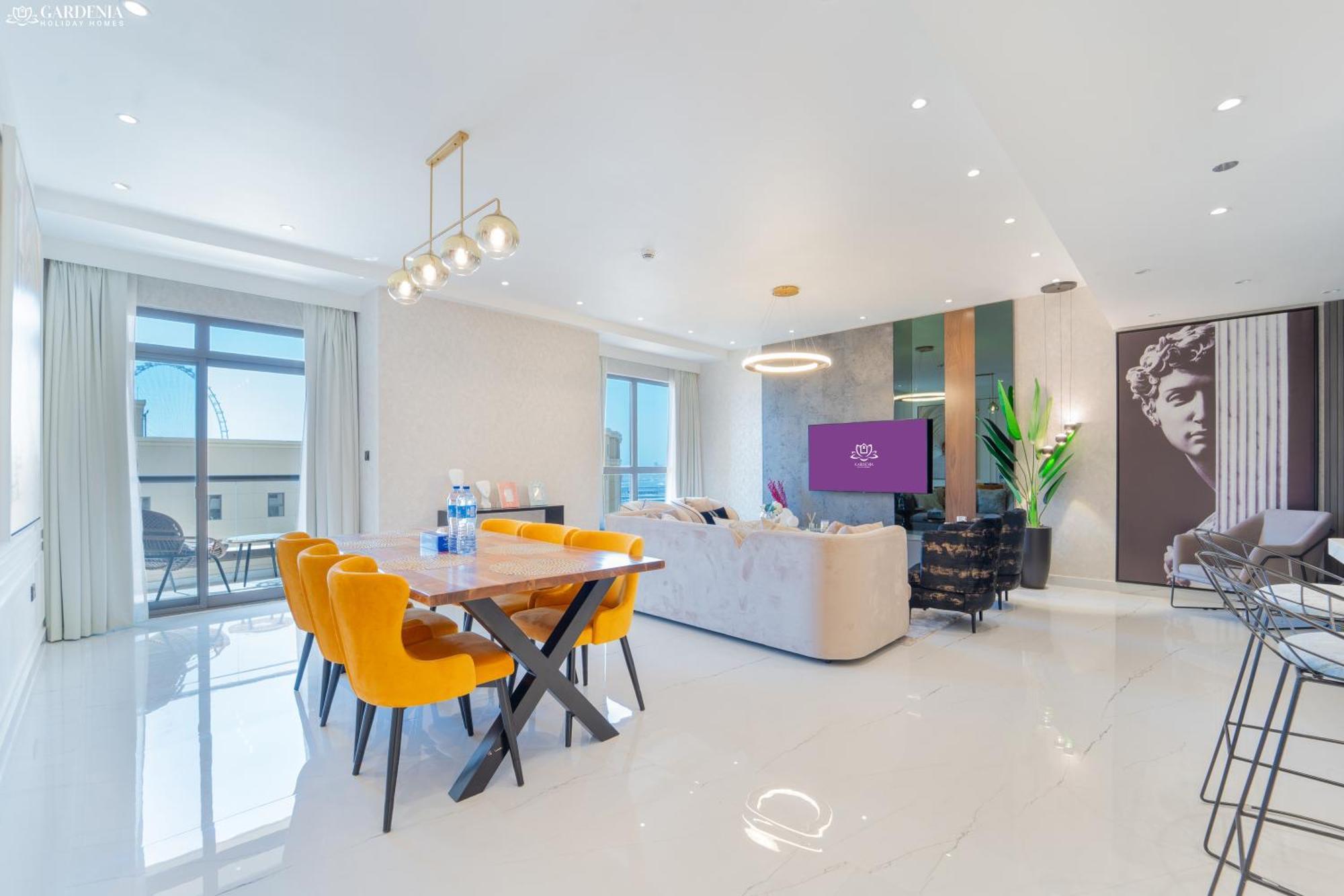 Jbr Amwaj 4 , Upgraded Sea And Ain Dubai Views, 2M Walk To Beach By Gardenia Suitse Exterior foto